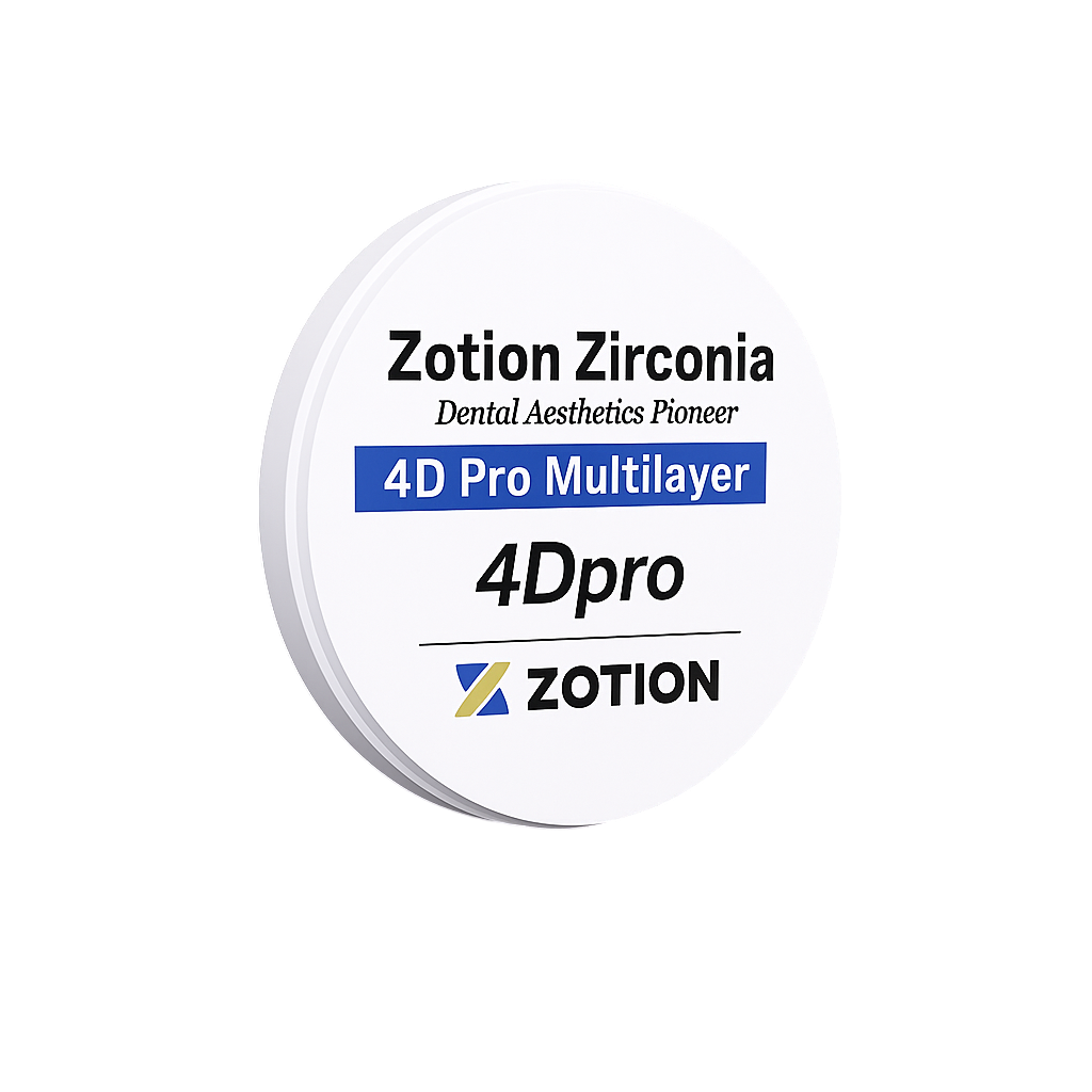 Zotion 4D Pro Multilayer Preshade Zirconia Block – 4Dpro