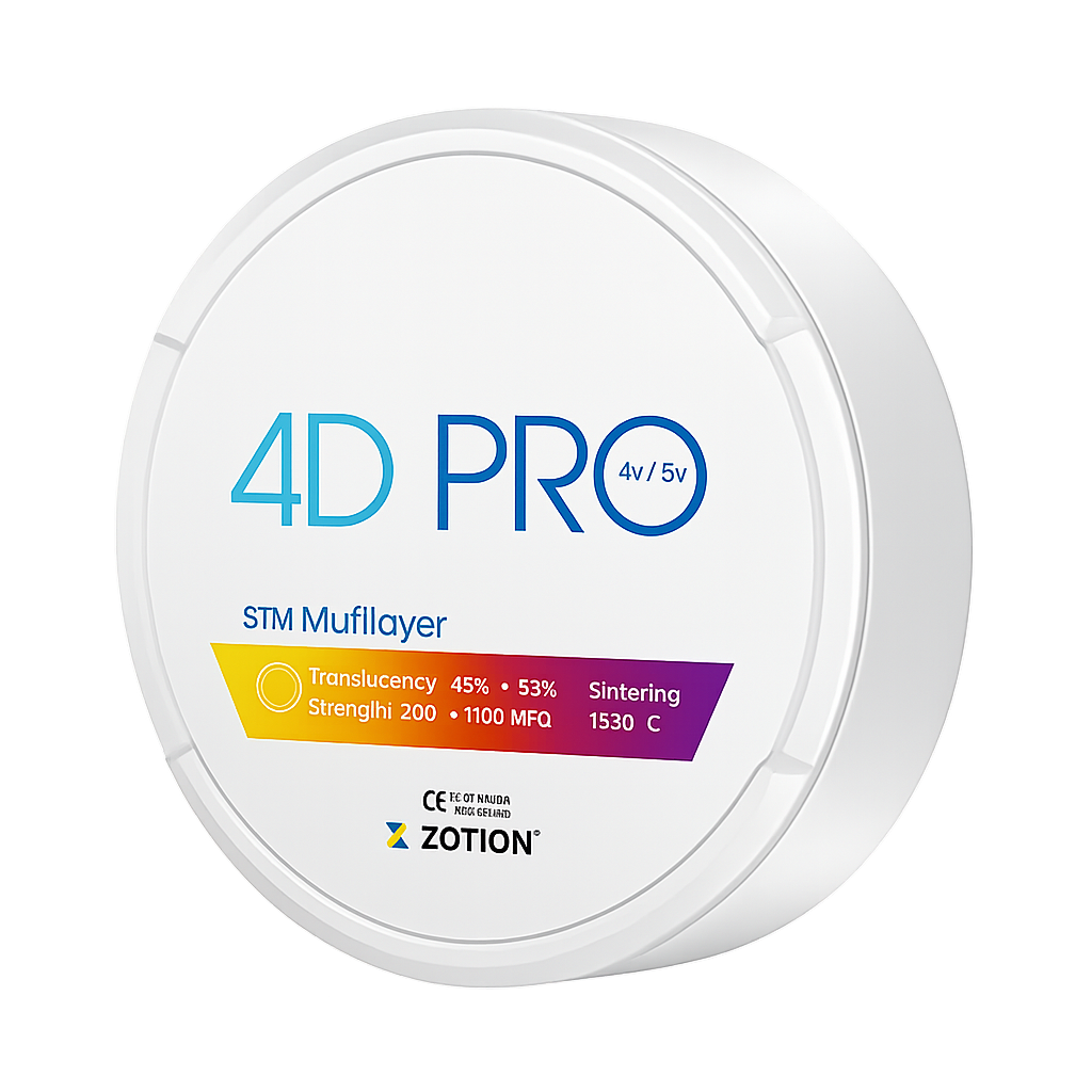 Zotion 4D Pro Multilayer Preshade Zirconia Block – 4Dpro